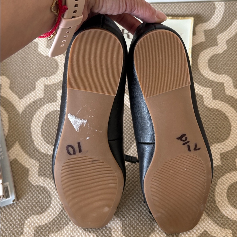 “Loft”  Black cap toe ballerina flats; size 7.5; NWOT - Picture 6 of 6